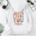 thumbnail image 6 of Byoo Letter Print Hoodies for Toddler Girls Cute Full Sleeve Pocket Hoody Sweatshirt Comfortable Sweatshirts,4-5T, 6 of 9