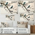 thumbnail image 4 of Designart Multicolor Birds On Plum Blossoms Tree XIII Canvas Wall Art, 4 of 5