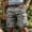Gray-02, variant on LIBRCLO Mens Shorts Cargo with Multiple Pockets Elastic Waist Outdoor Hiking Straight Work Shorts Casual Summer Quick Dry Short Pants Khaki XL