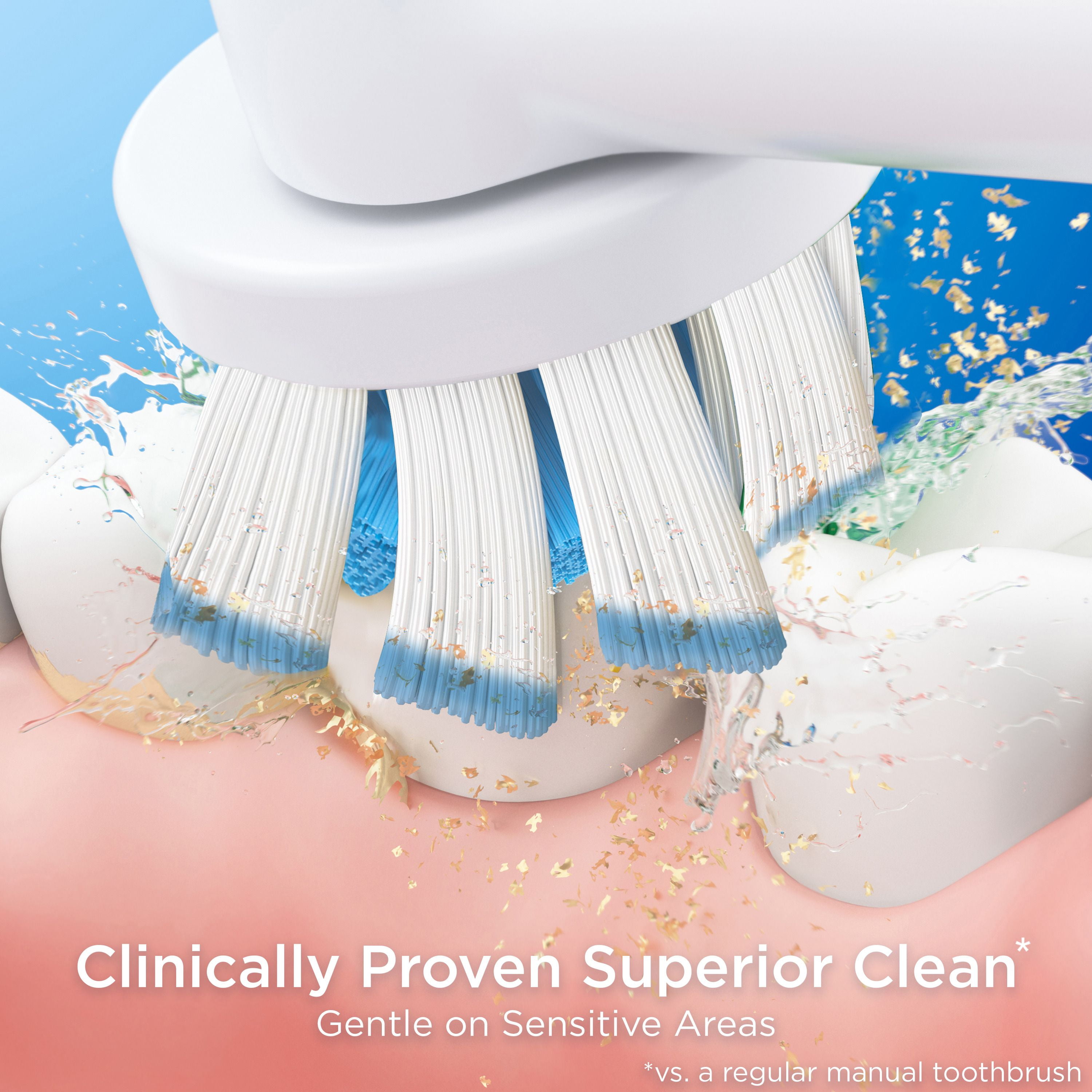 Brossettes de rechange Oral-B Sensibilité et gencives X filaments en X