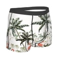 thumbnail image 3 of Kll Flamingo Palm Trees Men'S Cotton Boxer Briefs Underwear-Small, 3 of 9