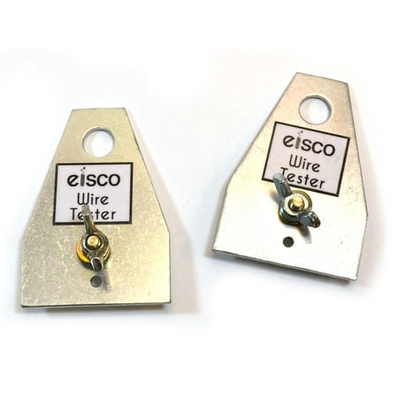 Wing Nut Clamp - Wire Testing Clamps, with Wing Nut Fixings - Aluminium - Test for Breaking Strain and Strength - Eisco Labs