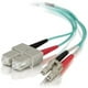 C2g (Câbles à Emporter) 12M Lc/sc 10gb Om4 Multimode Aqua Fiber – image 3 sur 4