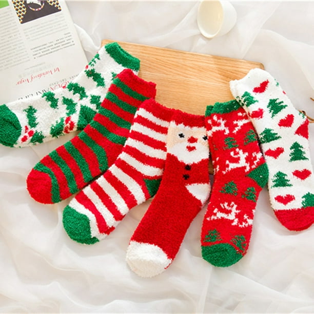 nipocaio Christmas Socks Xmas Stockings Decorations Thermal