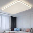 thumbnail image 2 of Ivory White Fluorescent Light Covers, Modern Pure Ivory White Magnetic Light Covers for Ceiling Lights, Fluorescent Ceiling Shade Filters for Classroom Bedroom Office 4x2Ft x 2PCS, 2 of 8