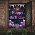 thumbnail image 3 of Purple Pink Banner Sparkling Birthday Display Balloon Decor Gift Box Party Backdrop for Birthday Party Indoor Decoration Photo Backdrop, 3 of 9