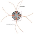 thumbnail image 4 of Cabezal de accesorio de recortadora de hilo universal Carga fácil para desbrozadora de malezas Leyfeng Batidor de malas hierbas, 4 of 6