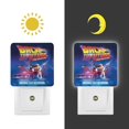 thumbnail image 3 of Volver al Futuro Luz nocturna LED con sensor de anochecer a amanecer para dormitorio, baño, pasillo, escaleras - Lámpara LED nocturna de enchufe, 0.5W - 1 pieza, 3 of 6