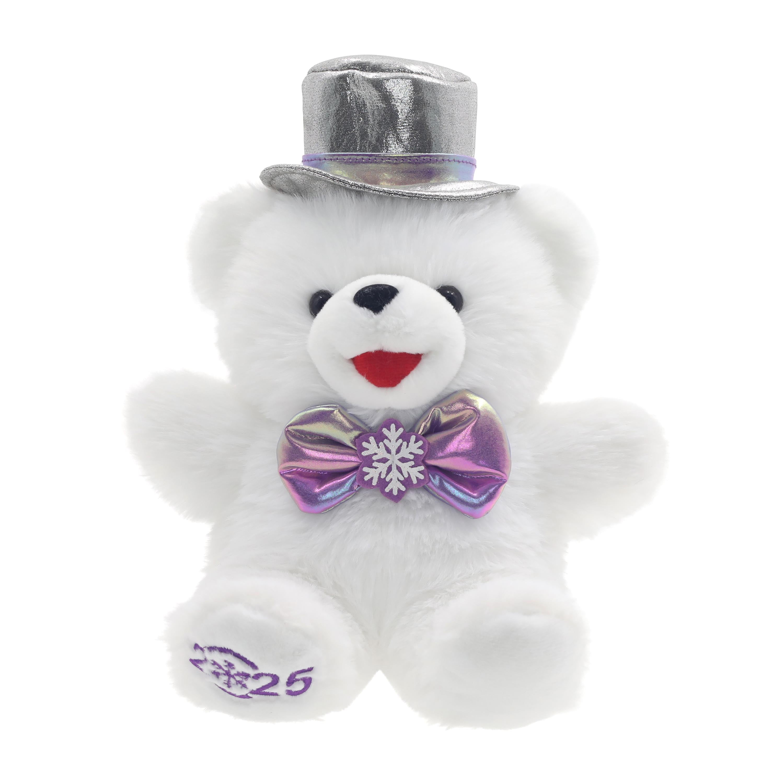 MEDIUM SNOWFLAKE TEDDY PURPLE BOY