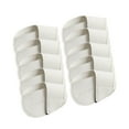 thumbnail image 3 of destyer Golf Head Covers PU Portable Protector for Athlete Travel Golf Training White Large, 3 of 9