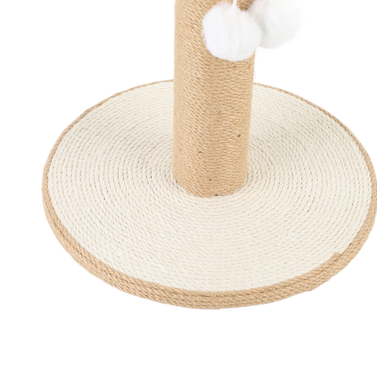 YAHHU Coconut Tree Cat Scratching Post Sisal Durable Kitten Scratcher Tower Space Saving Stable Structure Indoor (12.6 inches / 32 cm)