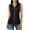 *1-Black, variant on Women's Sleeveless Zip Up Shirts,Ladies Casual Collared Quick Dry Golf Tops,Slim Fit Summer Workout Daily Wear Blouse For Women,Blue,S-2XL