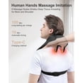 thumbnail image 2 of Medcursor Cordless Neck Massager, 4D 6 Massage Nodes Deep Tissue Kneading for Pain Relief (Black), 2 of 7