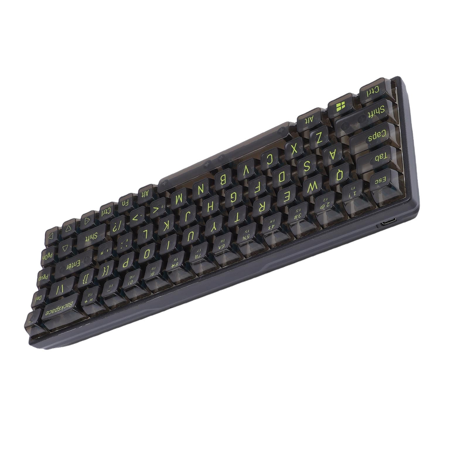 60% Mechanical Keyboard, USB 68 Keys RGB Keyboard Clear Keycaps  for PC Laptop