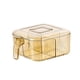 thumbnail image 5 of Caja de condimentos transparente Contenedor de especias Botes de condimentos Tarro de condimentos con Naranja, 5 of 9