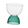 thumbnail image 3 of Copas de postre de vidrio Cristalería Vasos para bebidas frías Vasos para pudín Vasos para batidos Hielo Verde bajo, 3 of 9
