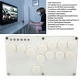 thumbnail image 4 of Controlador de palo de lucha Arcade Fighting Rocker teclado interruptor mecánico blanco baja latencia para PC para ANGGREK Otros, 4 of 8