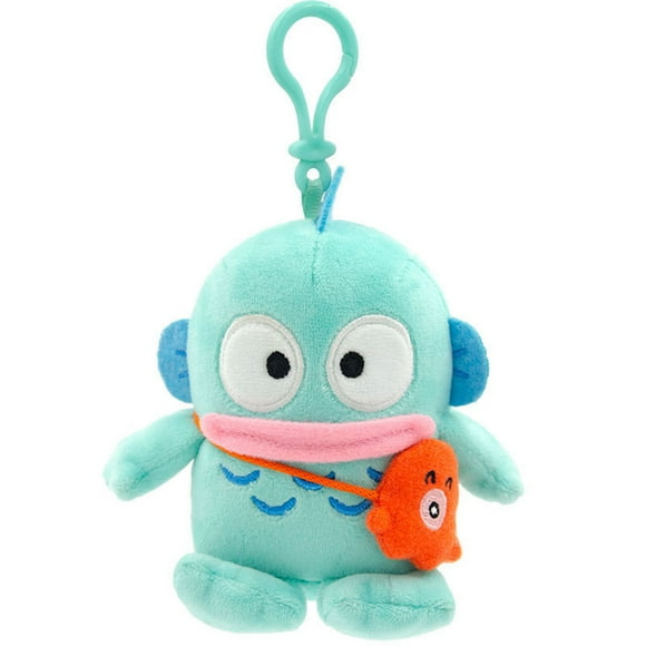 Sanrio Hangyodon Anime Peripherals Plush Doll Toy Cartoon Half Fish Man Hanton Keychain Backpack Pendant Toys for Kids Adult Jiayi
