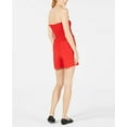 thumbnail image 3 of maison Jules Combinaison Smockée pour Femmes, Rouge, Petit, 3 of 7