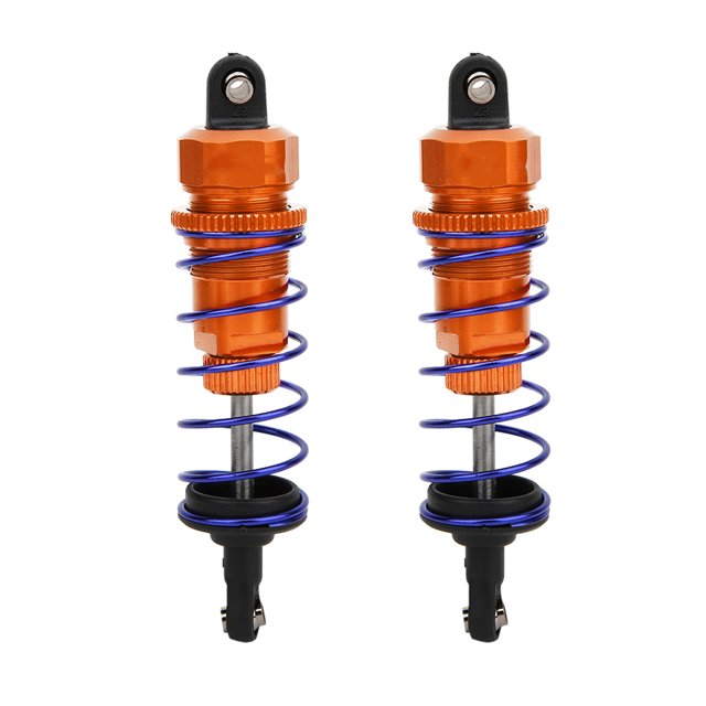 2 uds 92mm RC presión de aceite amortiguador delantero ajustable apto para ZD Racing 7358 1/10 RC CarOrange