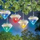 thumbnail image 1 of Lámpara colgante con energía solar con lámpara de diamante danzante, resistente al agua, para jardín, patio, terraza, árbol, fiesta, boda, Navidad WD.WDQZL Hogar, 1 of 6