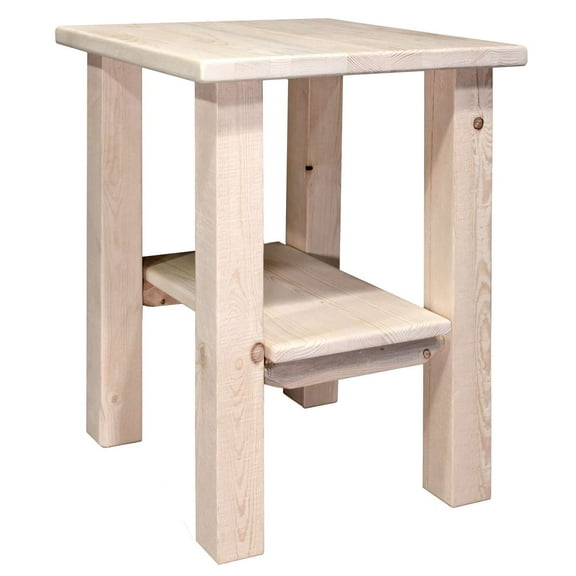 Montana Woodworks MWHCNSV Homestead Nightstand With Shelf - Lacquer