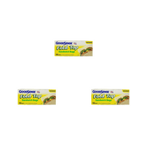 3 Pack GoodSense Fold Top Sandwich Bags, 300ct