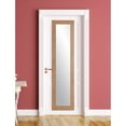 thumbnail image 6 of BrandtWorks BM83THINH-WH 3 in. Industrial Sage Slim Full Length Over the Door Mirror, Multi Color, 6 of 10