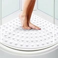 thumbnail image 3 of Bath Tub Anti-skid Mat Floor Cushion Solid Using Bath Color Shower Pad Bathroom Accessory Protective Accessories Bathing Ground Rug Gray, 3 of 8
