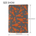 thumbnail image 3 of Pofeuu Crayfish Print Travel Document Organizer Passport Holder Men Women for Family (6.5 in x 4.5 in),Wallet Holder Credit Card Clutch Bag Case, 3 of 5
