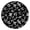 Math Equations Pi, variant on Math Equations Geometry Black Pattern Round Fitted Tablecloth with Elastic Edge,Dining Table Cover Waterproof,Outdoor Round Tablecloth for Camping,Dining,Indoor and Outdoor