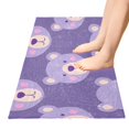 thumbnail image 5 of Bath Mat Soft Plush Non-Slip Absorbent Bathroom Rugs 39"x20" Cartoon Bear Face, 5 of 8