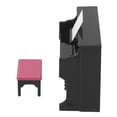 thumbnail image 5 of Juego de Mini Piano para casa de muñecas, juguete con taburete, instrumento musical de simulación, 1 Juego, 5 of 5