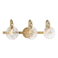 thumbnail image 3 of Addison 3-Light Bathroom Vanity Light in Warm Brass, 3 of 6