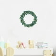 thumbnail image 2 of EUDIDV Xmas Decor Items New Christmas Wreath Stickers Santa Claus Glass Window Wall Decoration Wall Stickers Holiday Decorations, 2 of 3