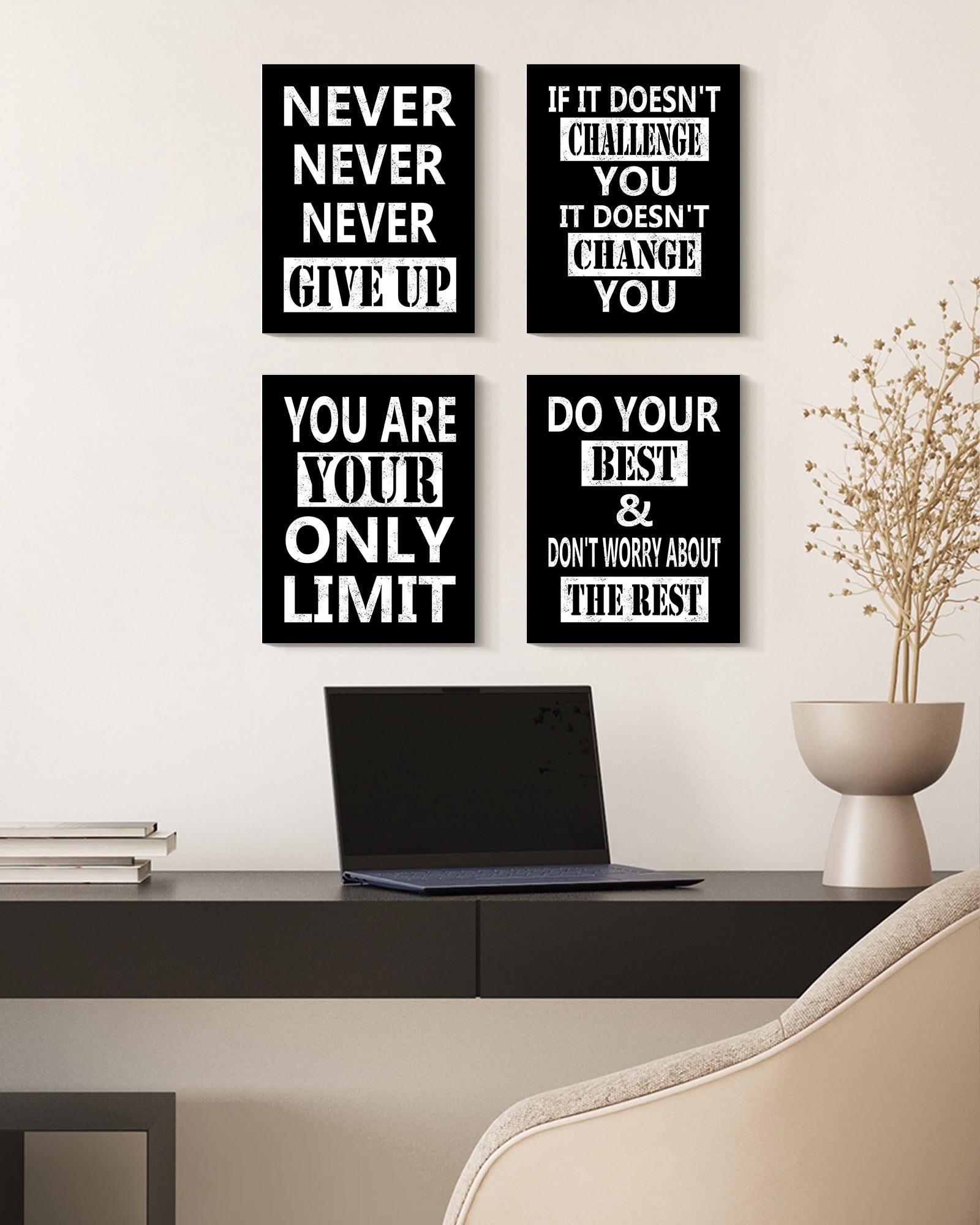 Drsoum Set Of 4 Neon Gaming Wall Signs - 12x8 Inch Metal Video Game Room Decor For Boys, Teen Bedroom