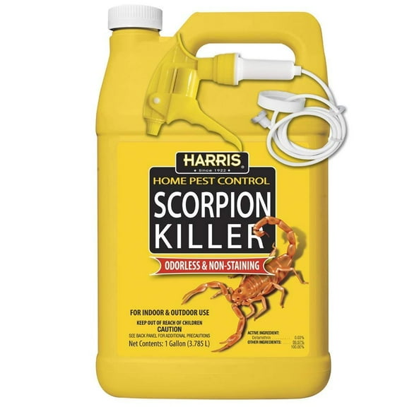 Harris Scorpion and Crawling Insect Killer Spray, Odorless and Non-Staining, Ready to Use, 1 gal.