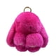 thumbnail image 2 of Llavero de Coche Hecho a Mano Suave Conejo Pompom Colgante Conejo Llavero de Coche Llavero Lindo, 2 of 5
