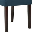 thumbnail image 6 of High Back Fabric Upholstered Dining Chairs with Nailhead Trim, Blue, Set of 2, 6 of 10