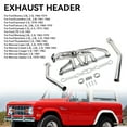 thumbnail image 2 of Stainless Steel Exhaust Headers Fit for Ford Mustang Fit for Mercury 144/170/200/250, 2 of 9
