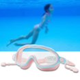 thumbnail image 4 of Gafas de natación para niños con tapones para los oídos, gafas de natación de silicona, gafas de montura grande, gafas impermeables de visión pa Rosado DYNWAVEMX Gafas de natación para niños, 4 of 8