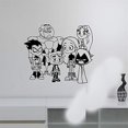 thumbnail image 1 of Adhesivo de pared de vinilo de dibujos animados de Teen Titans, pegatinas de pared de PVC autoadhesivas, pegatinas de pared vívidas extraíbles Afortunado Sencillez, 1 of 1