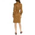 thumbnail image 2 of Brooks Brothers womens  Tie Waist Shirtdress, 8, Brown, 2 of 2