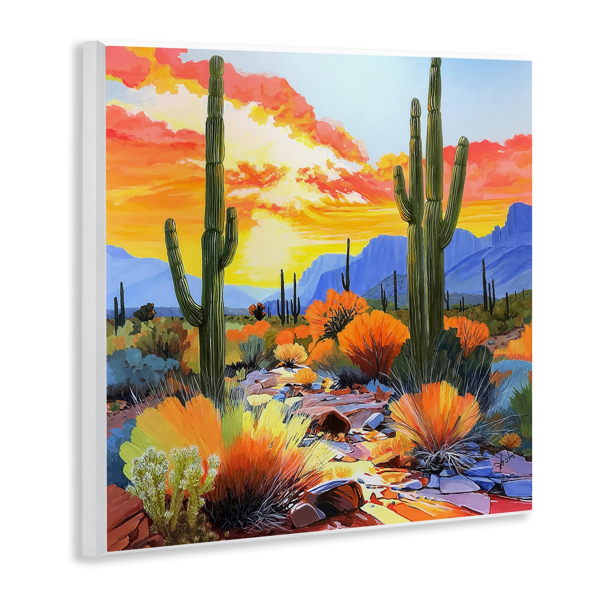 Stupell Industries Desert Splendor Cacti Wall Plaque Art, design by John Jaster