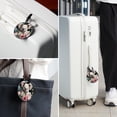thumbnail image 6 of Koala 2Pcs PU Leather Round Luggage Tags with Privacy Cover and Name ID Tag for Suitcase, Handbags, Backpacks, School Bags, 6 of 6