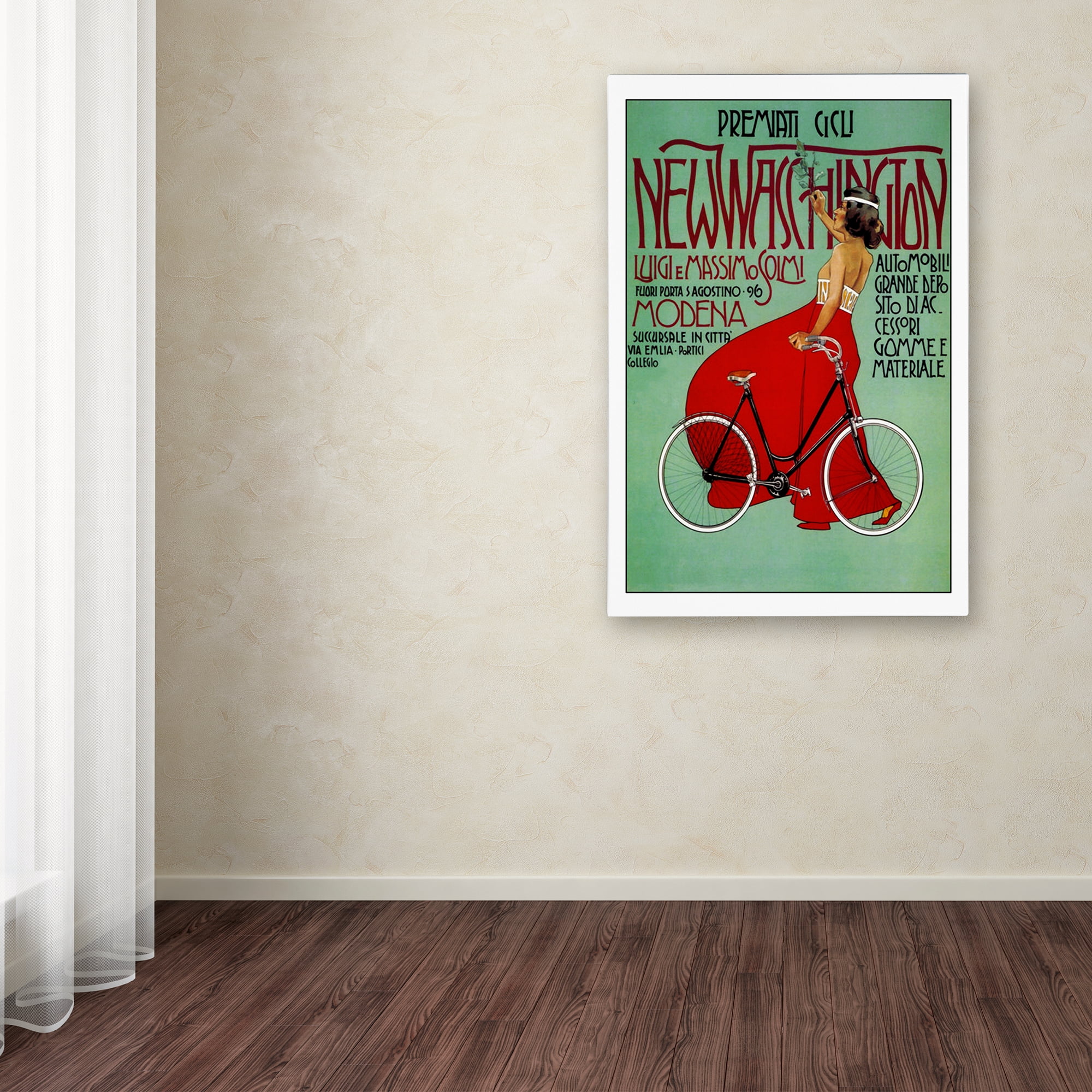 Trademark Fine Art 'Ad Wheels 16' Canvas Art by Vintage Lavoie