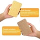 thumbnail image 4 of 8 Pack Eco Compostable Sponge Kitchen Dish Sponge Biodegradable Washing Up Scrubber Sponges for Dishes with Heavy Duty Scouring Pad, 4 of 5