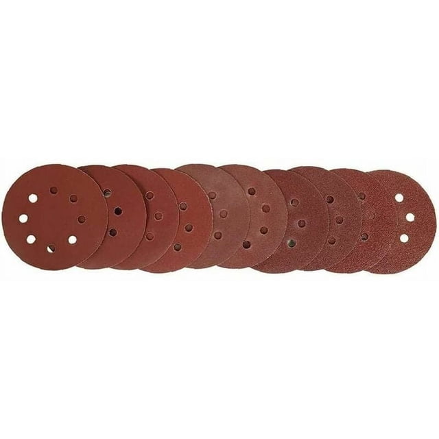 Discos para lijadora orbital con materiales de óxido de aluminio, almohadillas de lijado con velcro para compatibilidad universal, durabilidad en lijado y acabado, granos mixtos para superficies