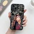 thumbnail image 3 of Funda de teléfono Marvel Scarlet Witch Wanda para Apple iPhone 16 ProMax 14 13 12 11 16 Plus Mini 15 Pro Max, Funda trasera mate, 3 of 5