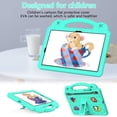 thumbnail image 2 of Case for Samsung Galaxy Tab S10 FE / S9 FE 5G 10.9" / S9 / S9 5G / S8 11 inch Cute Portable Kids Shockproof Cover With Stand and Pen Holder, 2 of 7
